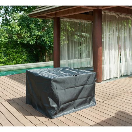 Housse de protection pour ensemble repas 4 places noir