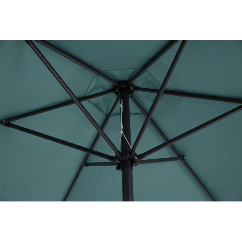 Parasol droit PANTONE ⌀3m Aluminium coloris bleu