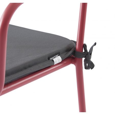 Lot de 2 chaises PANTONE en aluminium rouge indien
