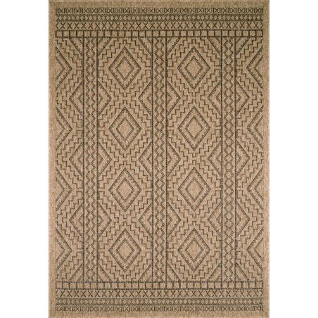 Tapis CAPRI marron aspect jute 160x230cm