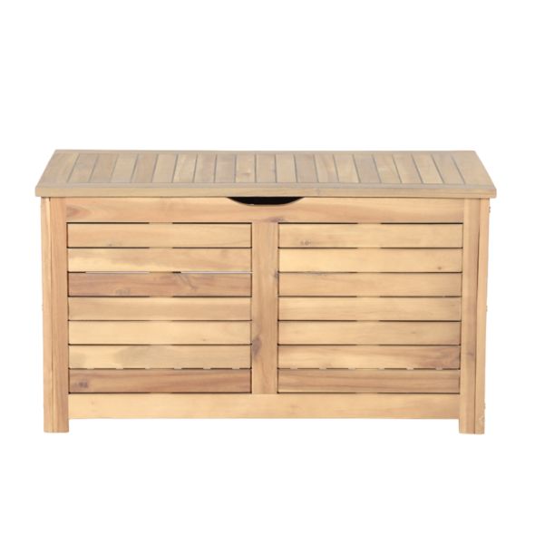 Coffre de jardin TERA en bois d'acacia90x45x50 cm
