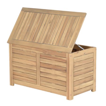 Coffre de jardin TERA en bois d'acacia90x45x50 cm