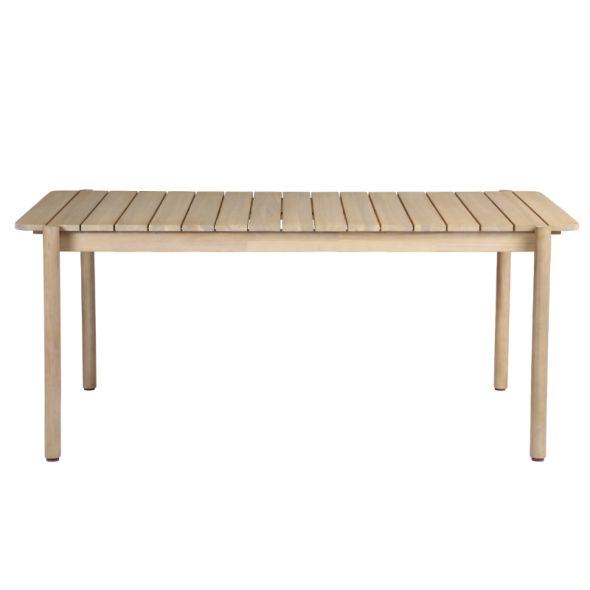 Table de jardin SAMOA en bois d'acacia blanchi 180cm