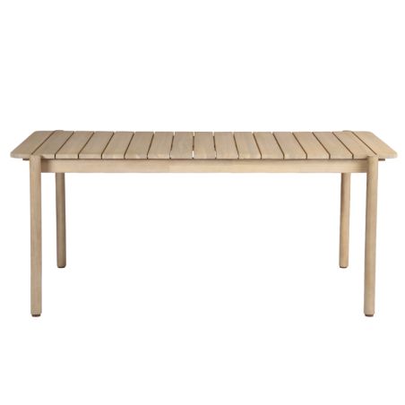 Table de jardin SAMOA en bois d'acacia blanchi 180cm