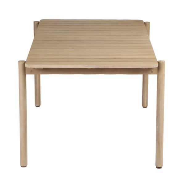 Table de jardin SAMOA en bois d'acacia blanchi 180cm