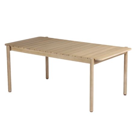 Table de jardin SAMOA en bois d'acacia blanchi 180cm