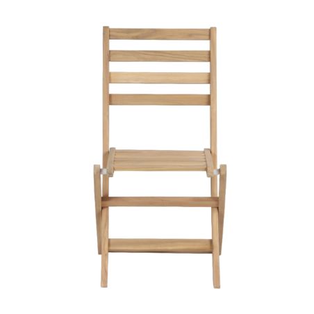 Ensemble table et chaises MOLA 6 places extensible 160/220 cm en bois d'acacia FSC blanchi
