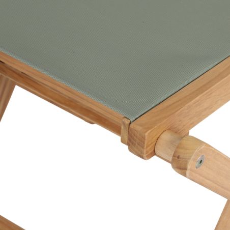 Ensemble table et chaises SAFARI 2 places en bois teck 100%FSC