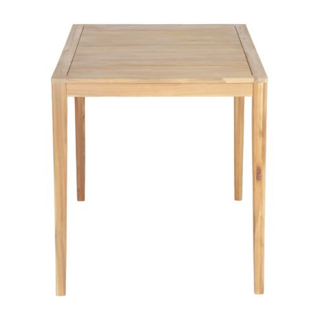 Table semi-haute KUTAen bois d'acacia blanchi 100% FSC - 140x90x95 cm