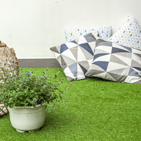 Gazon synthétique 1x5m hauteur 20 mm vert