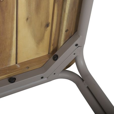 Table de jardin ASTI en bois d'acacia FSC160 cm