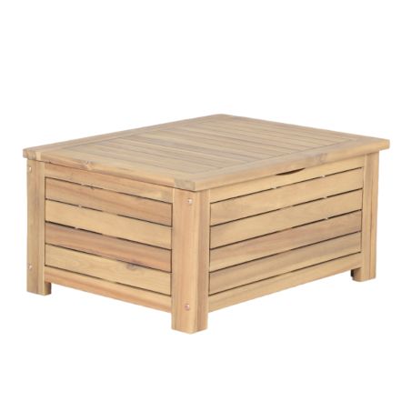 Coffre de jardin TERA en bois d'acacia 60x45x29 cm