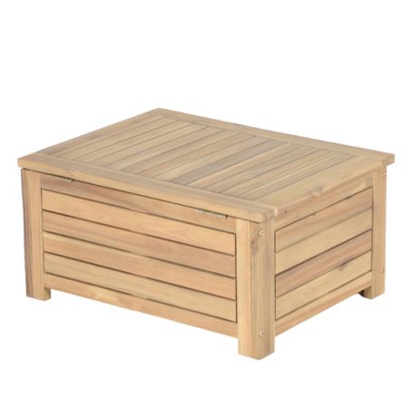 Coffre de jardin TERA en bois d'acacia 60x45x29 cm