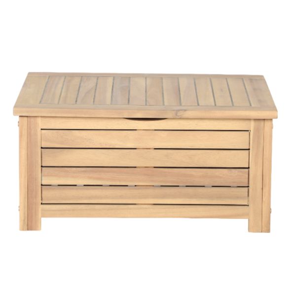 Coffre de jardin TERA en bois d'acacia 60x45x29 cm