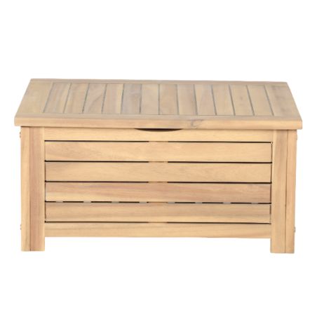 Coffre de jardin TERA en bois d'acacia 60x45x29 cm