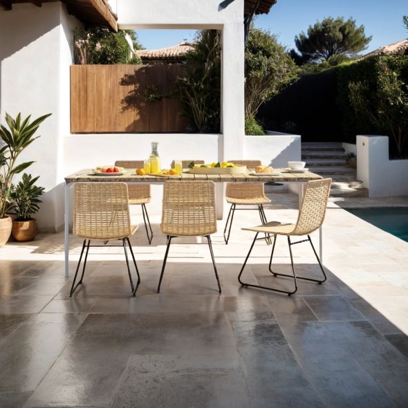 Table de jardin ASTI en bois d'acacia FSC200 cm