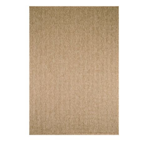 Tapis d'extérieur TABARCA marron aspect jute 120x170 cm