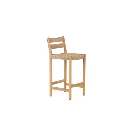 Lot de 2 tabourets de bar MINA hauteur d'assise 65 cm