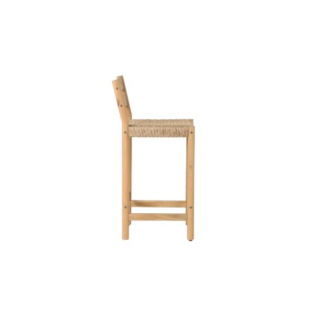 Lot de 2 tabourets de bar MINA hauteur d'assise 65 cm