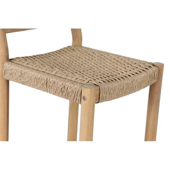 Lot de 2 tabourets de bar MINA hauteur d'assise 65 cm