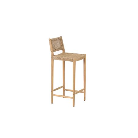 Lot de 2 tabourets de bar NURI hauteur d'assise 75 cm