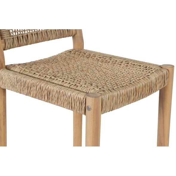 Lot de 2 tabourets de bar NURI hauteur d'assise 75 cm