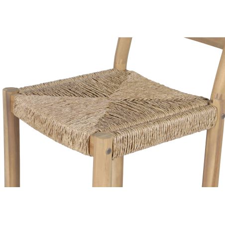 Lot de 2 tabourets de bar NAHA hauteur d'assise 75 cm